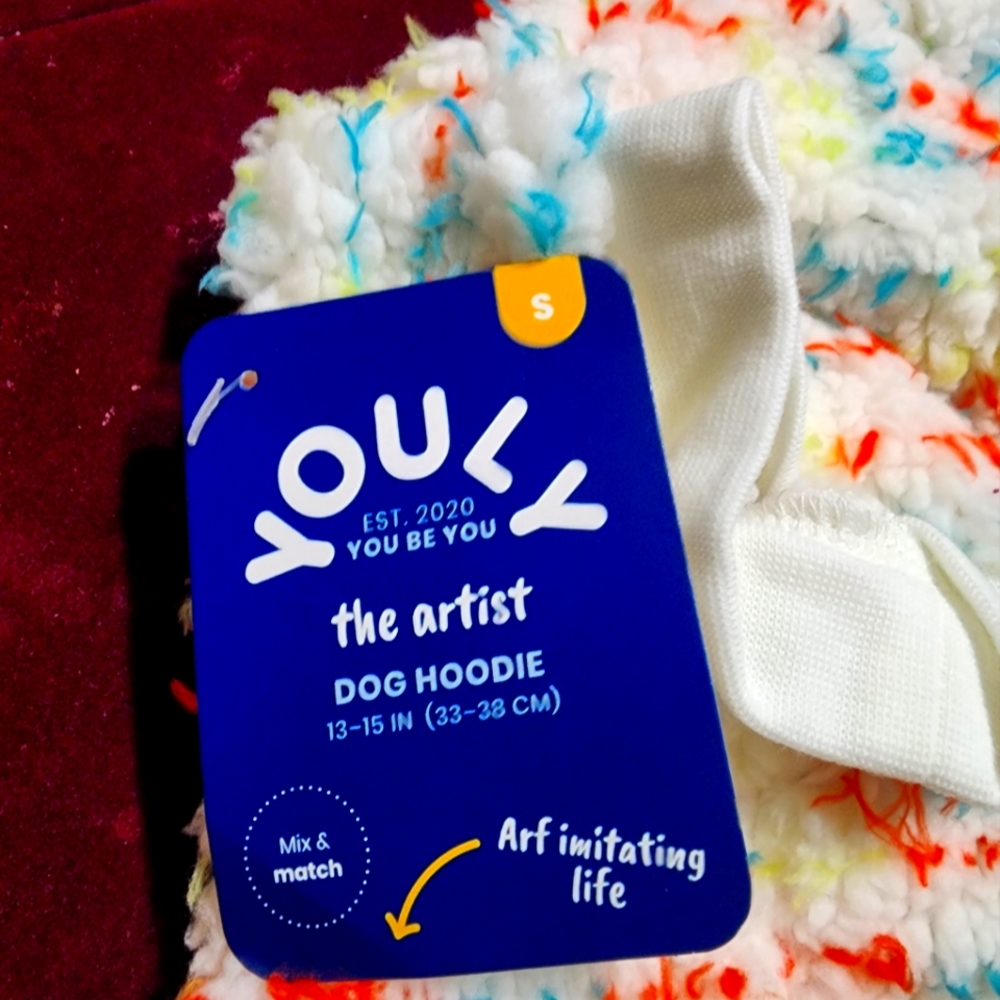 YOULY DOG Fuzzy Cozy Zipper Hoodie - the artist - Picture 12 of 13